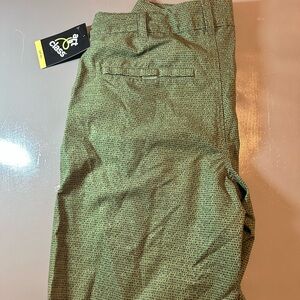 Dark green olive dress shorts for boys